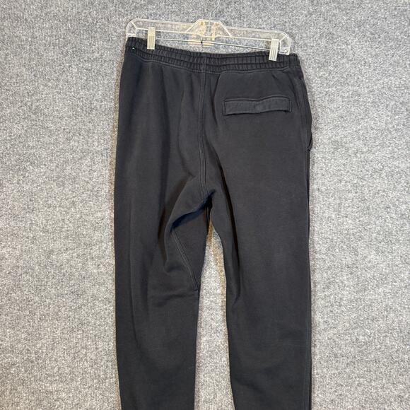 Nike Pants Mens Medium Black Joggers Stretch Casual Fleece Sweatpants Swoosh - Picture 10 of 10